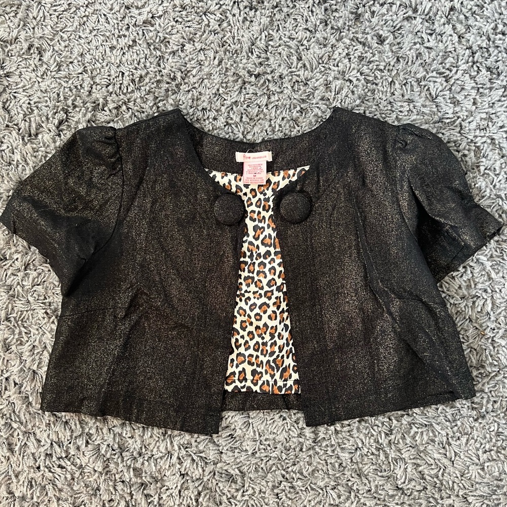 Fire Los Angeles Y2K Cropped Jacket